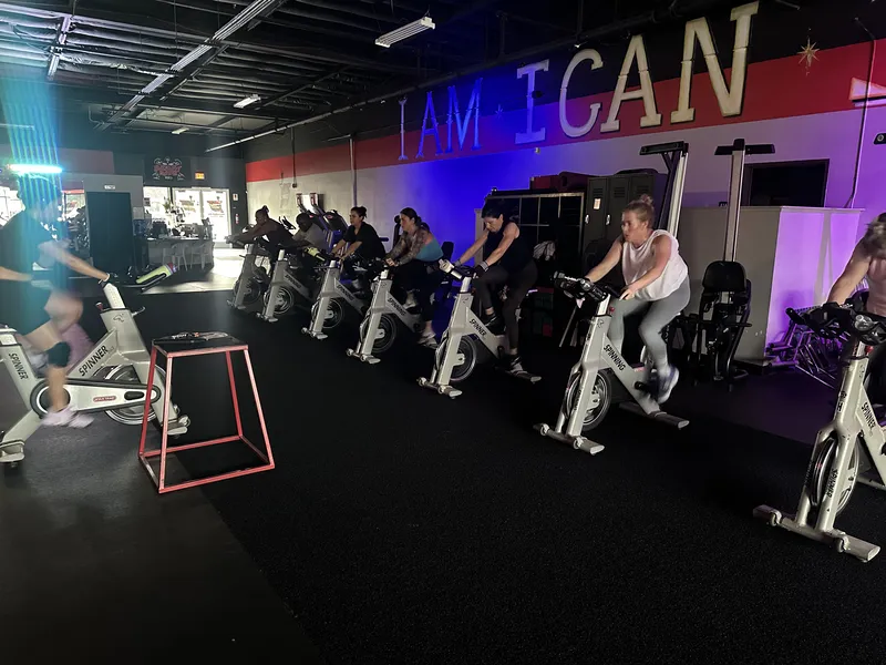 Hip Hop Spin cycling class at Fitness Explosion