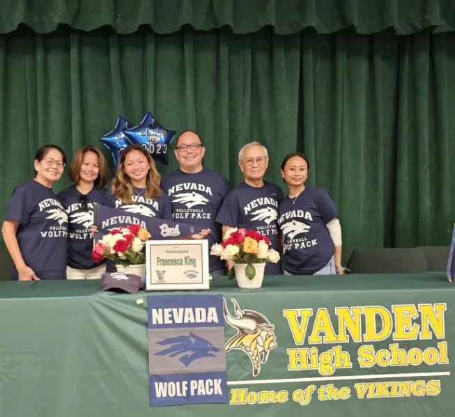 FE athlete college signing day — Nevada Wolf Pack volleyball